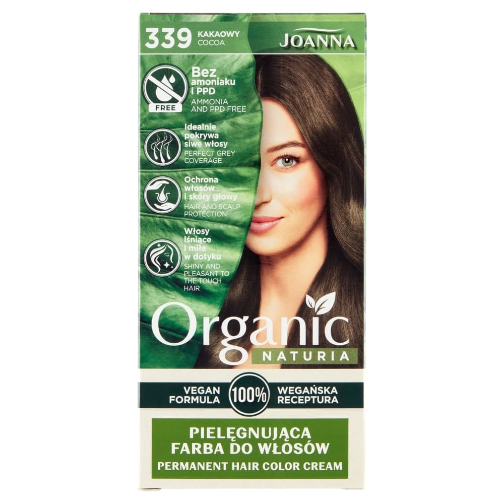 Naturia Organic Pielęgnująca farba do włosów kakaowy 339