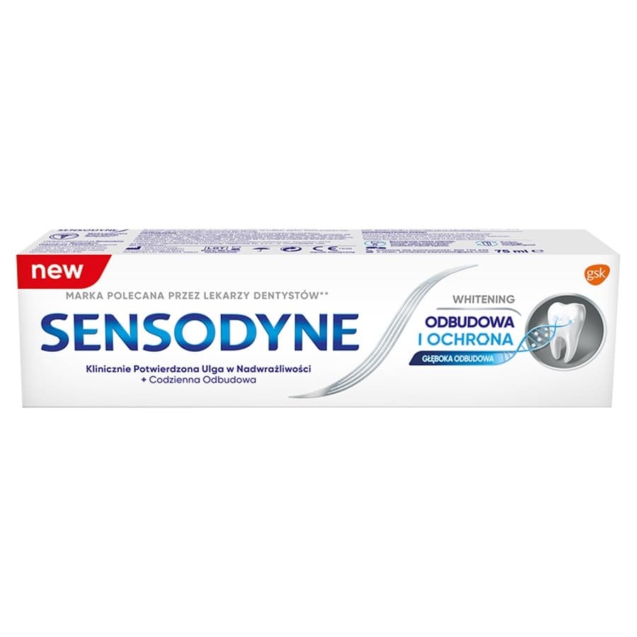 Odbudowa i Ochrona Whitening pasta do zębów z fluorkiem