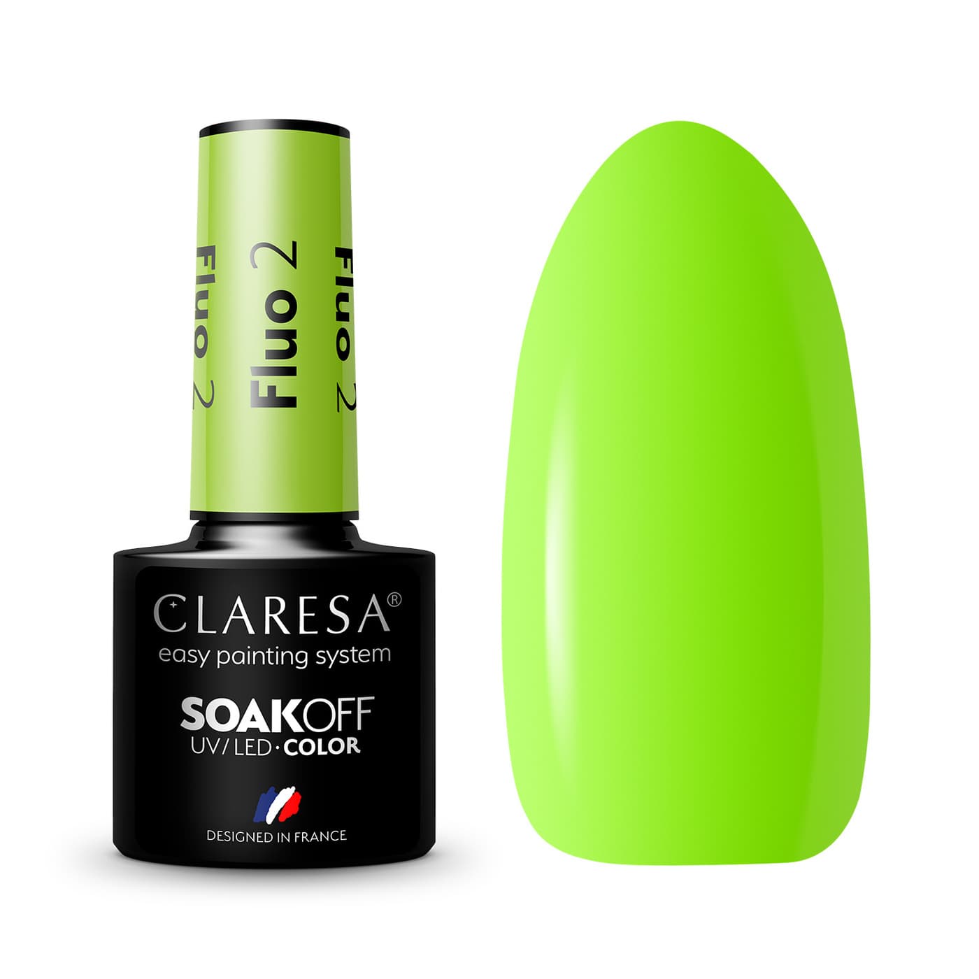 Lakier hybrydowy, FLUO 2