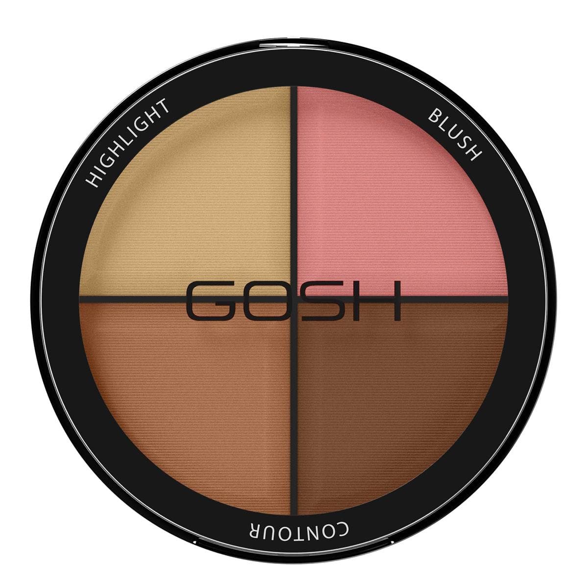 Gosh, Contourn Strobe Kit, paleta do konturowania twarzy,, 002