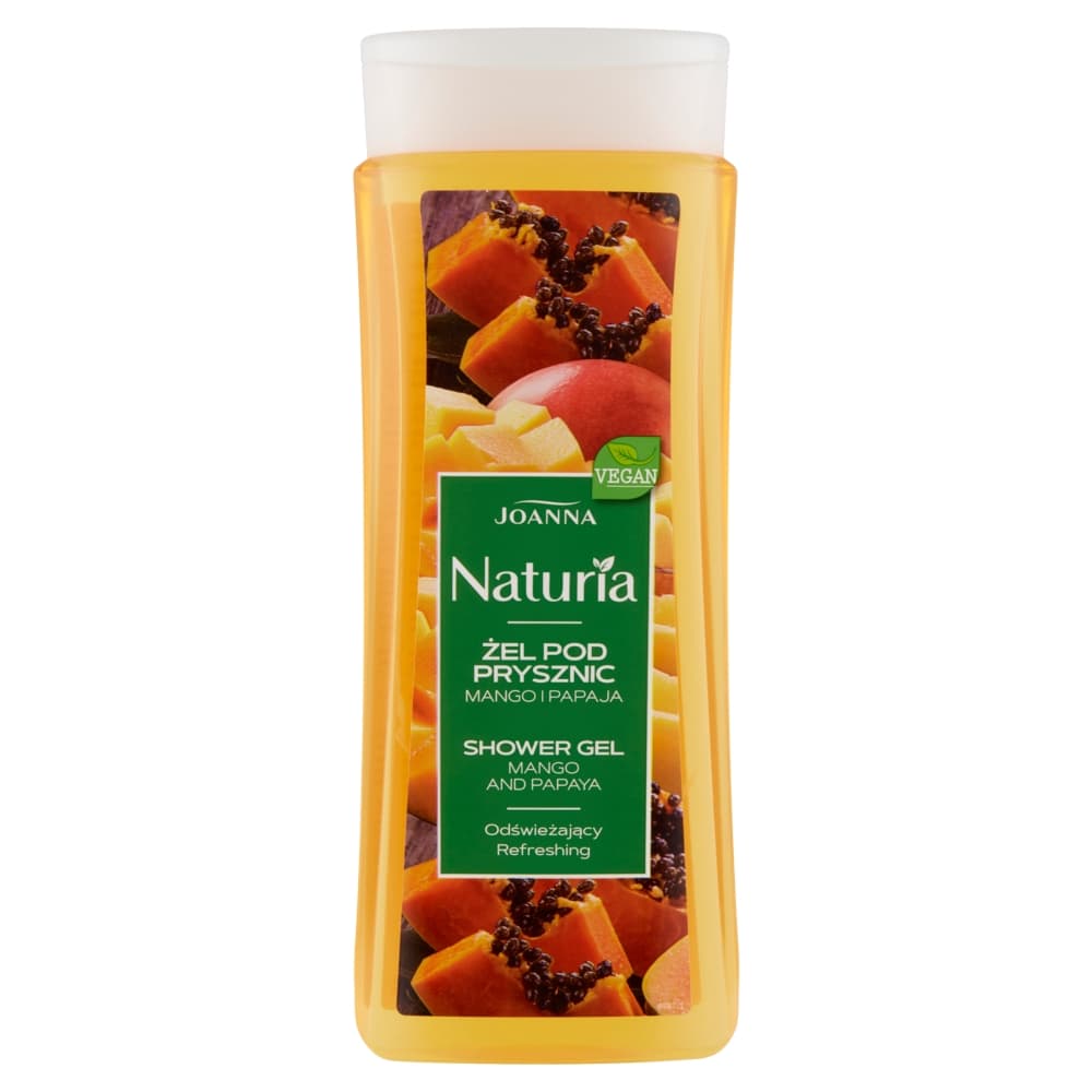 Naturia Odświeżający Owocowy Żel Pod Prysznic Mango Papaja