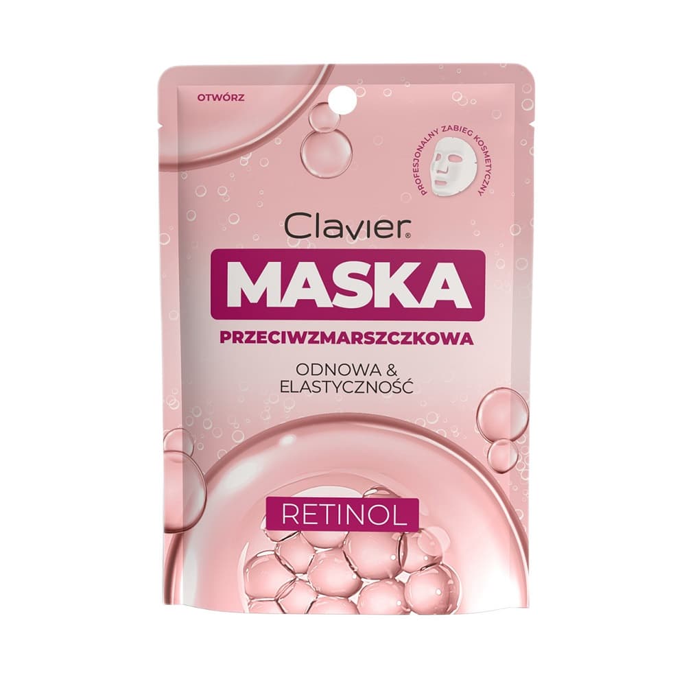 Maska przeciwzmarszczkowa w płachcie z retinolem
