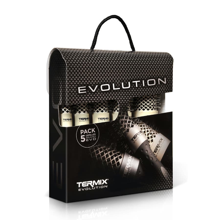 Evolution Soft, zestaw 5 szczotek do włosów, różne rozmiary
