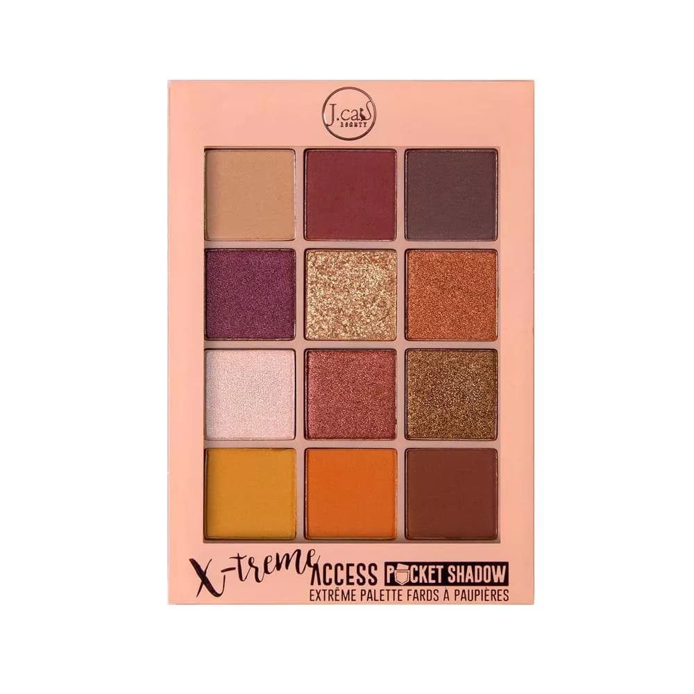 X-Treme Access Pocket Shadow Palette 102, kompaktowa paleta 12 cieni