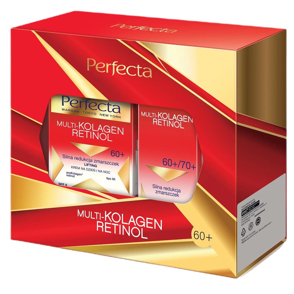 Multi-Kolagen Retinol 60+ zestaw krem na dzień i na noc + krem pod oczy