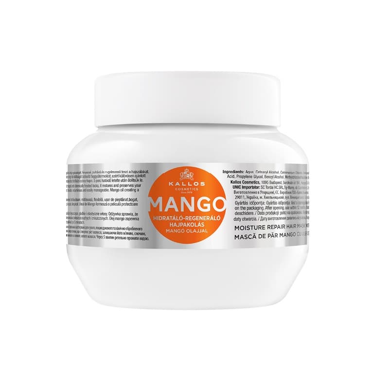 KJMN Mango Moisture Repair Hair Mask wzmacniająca maska do włosów z olejkiem z mango