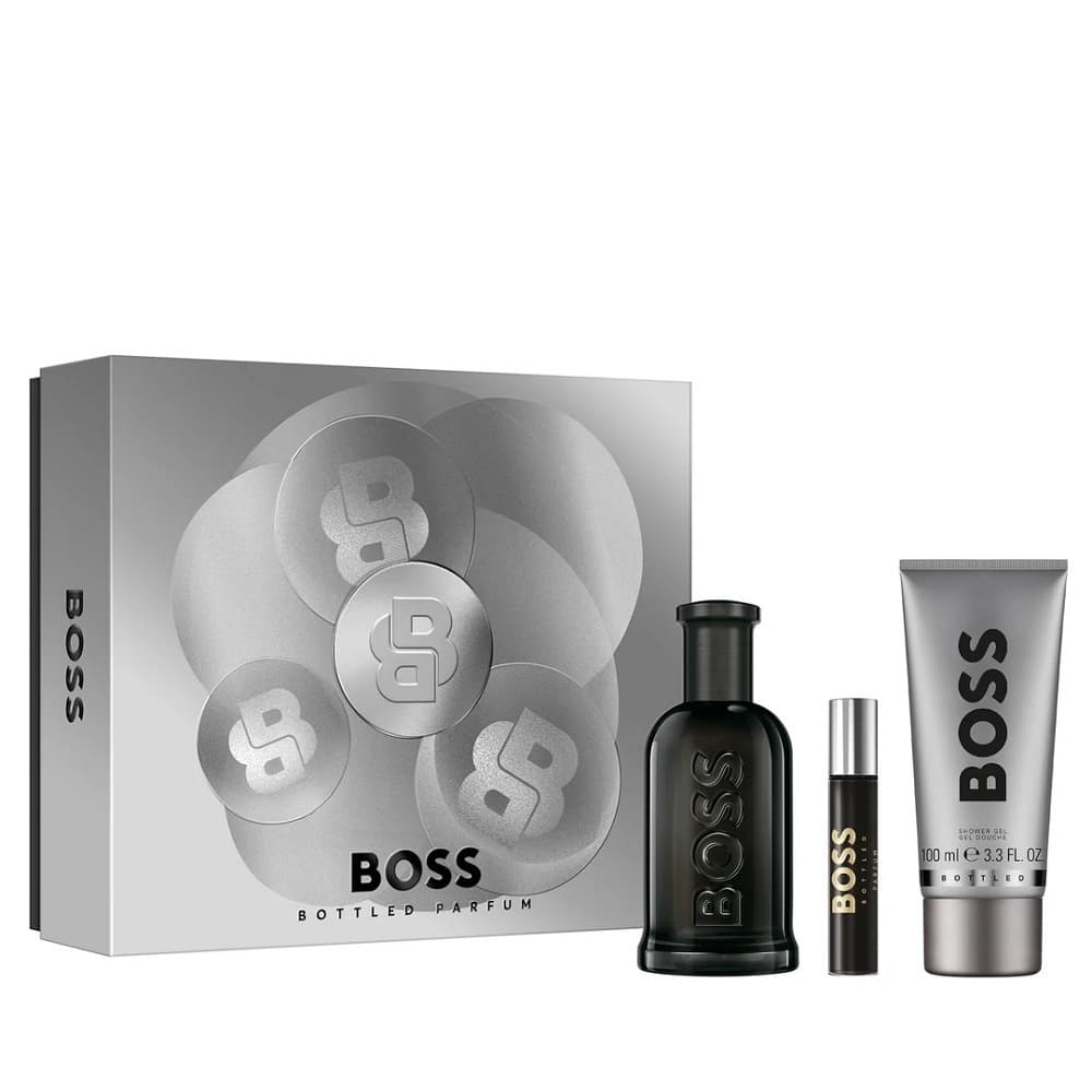 Boss Bottled zestaw perfumy spray + perfumy spray + żel pod prysznic (M)