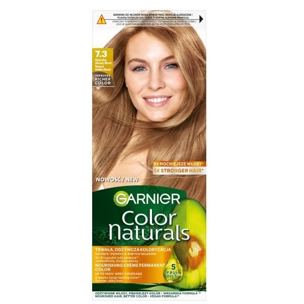 Color Naturals odżywcza farba do włosów 7.3 Naturalny Złocisty Blond