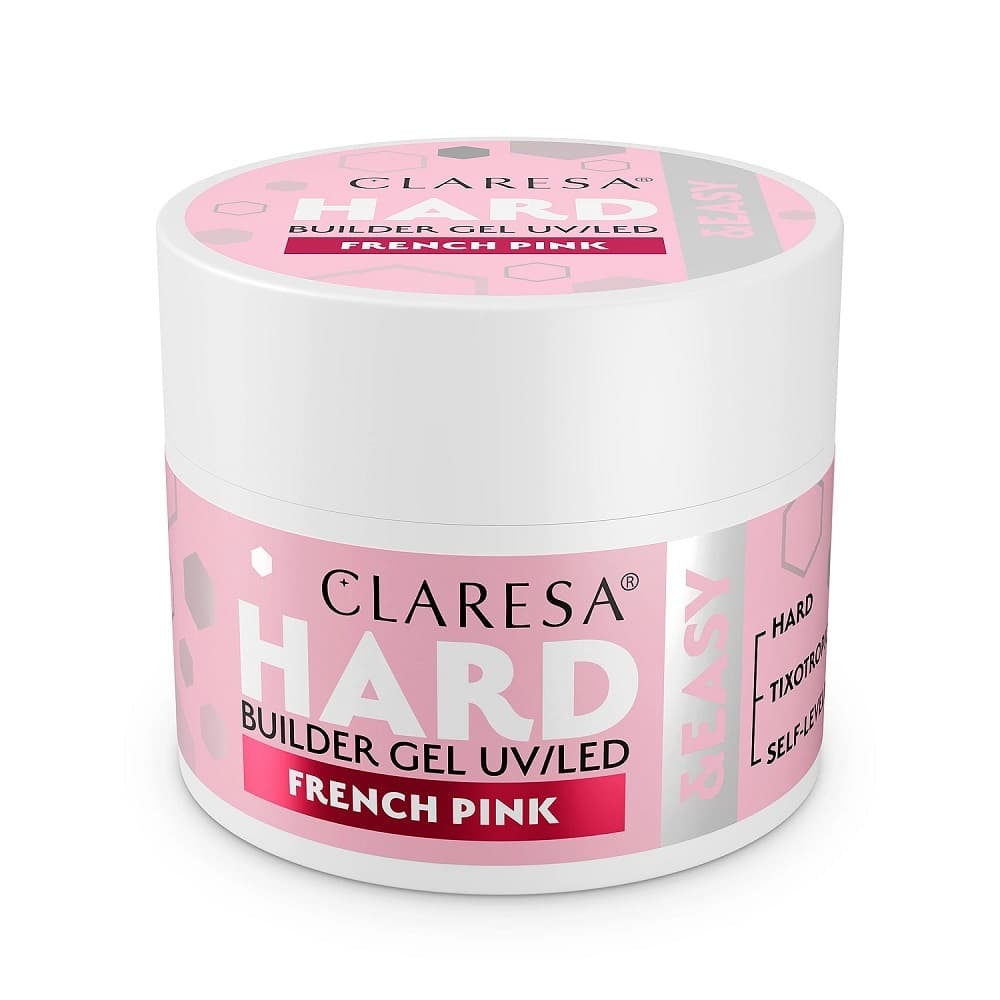 Hard Easy Budujący Żel Do Paznokci Samopoziomujący French Pink