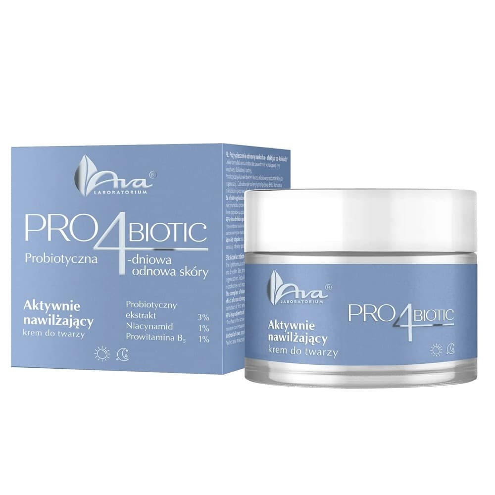 Ava Pro4biotic Aktywnie nawilżający krem do twarzy