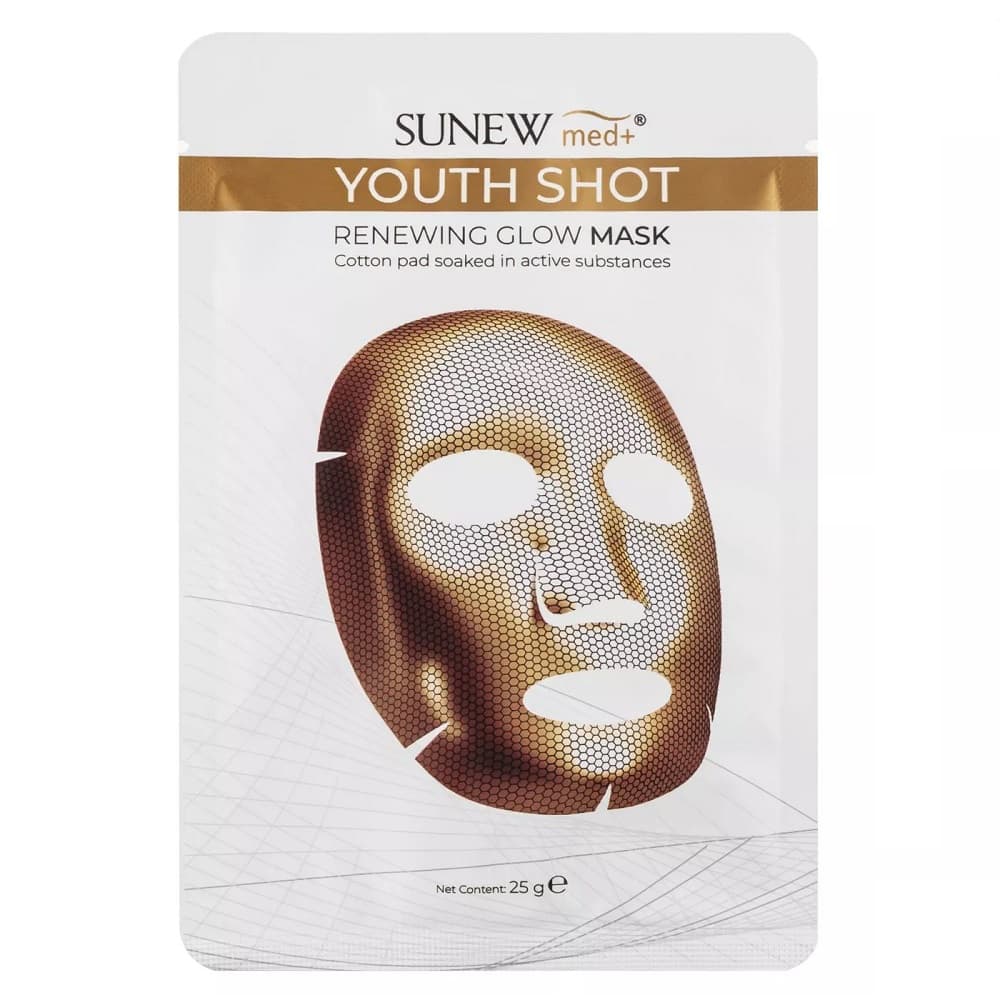 Youth Shot, maska w płachcie do twarzy regenerująca + glow