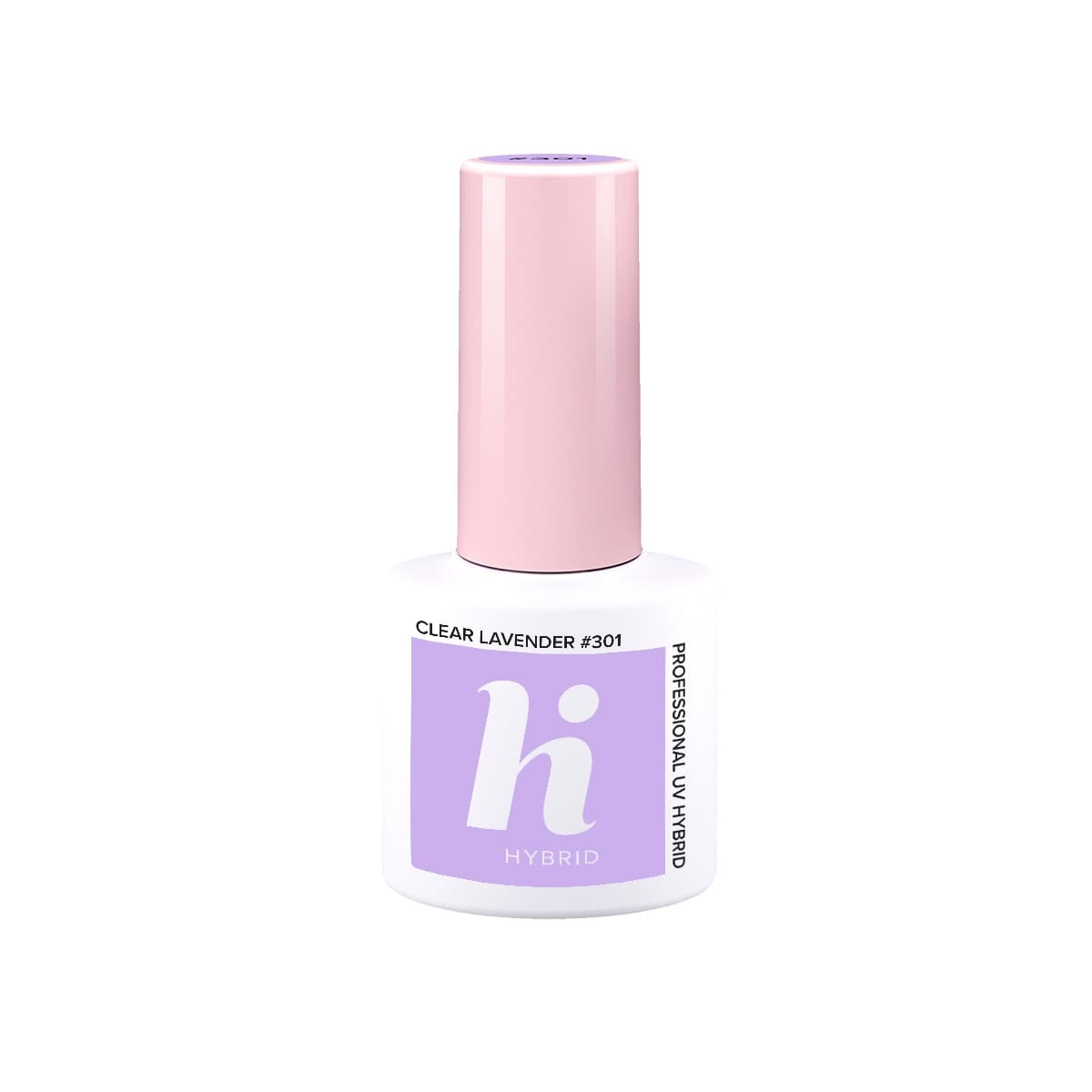 hybrid, lakier hybrydowy,, #301 Clear Lavender