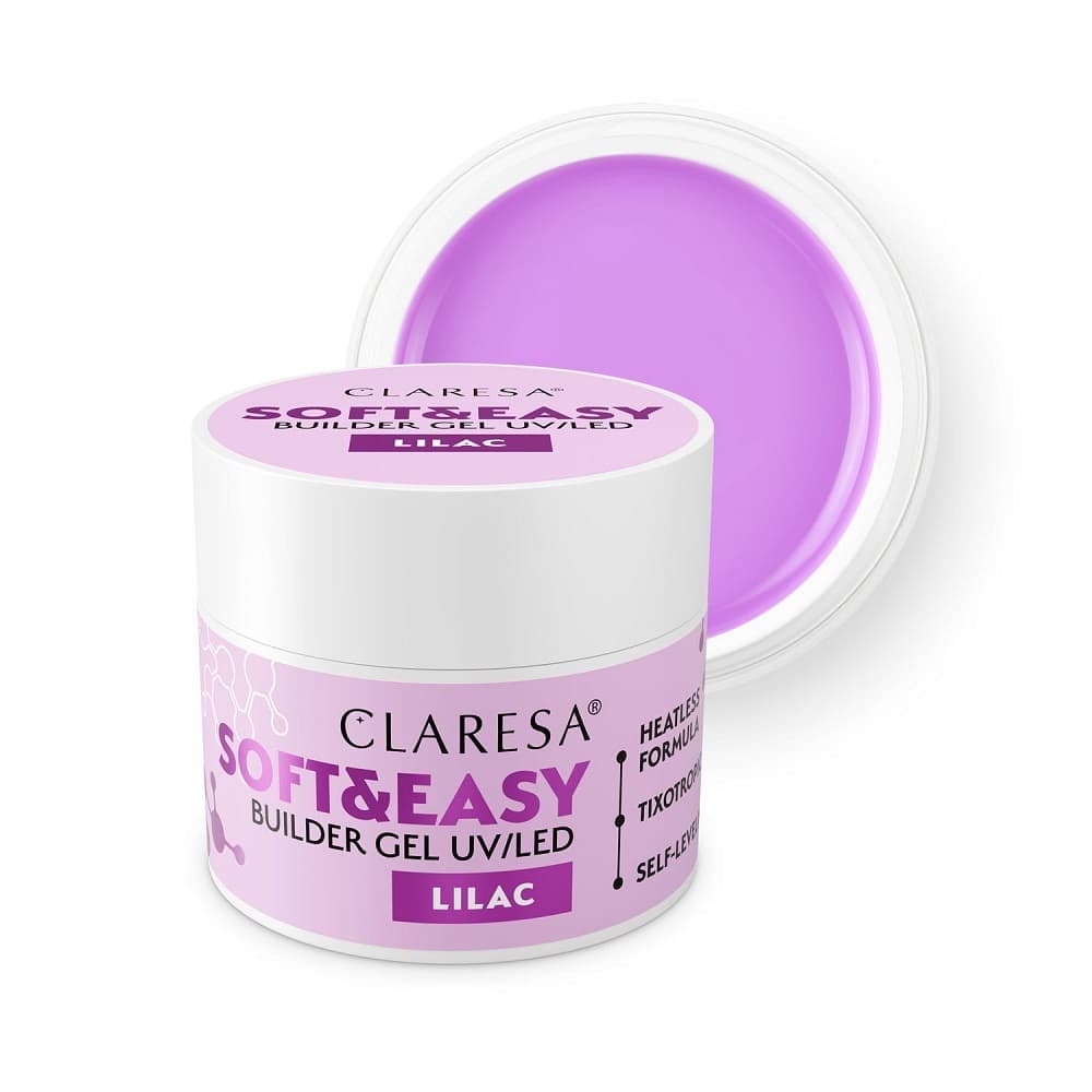 Soft Easy Builder Gel Żel Budujący Lilac Pastelowy Fiolet Lila