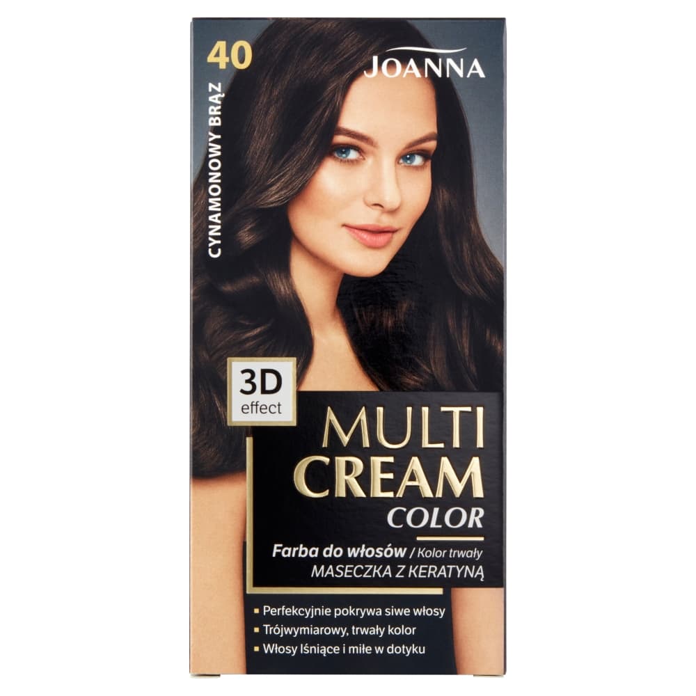 Multi Cream Color Farba do włosów, 40 Cynamonowy Brąz