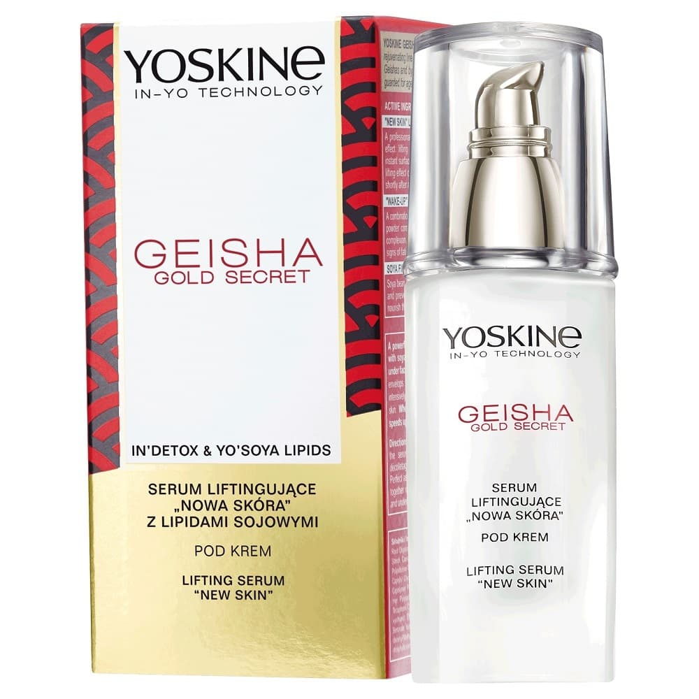 GEISHA GOLD SECRET - Lifting Seum - Liftingujące serum z lipidami sojowymi -