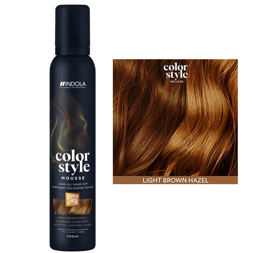 Profession Color Style Mousse, pianka koloryzująca, jasnobrązowy orzechowy