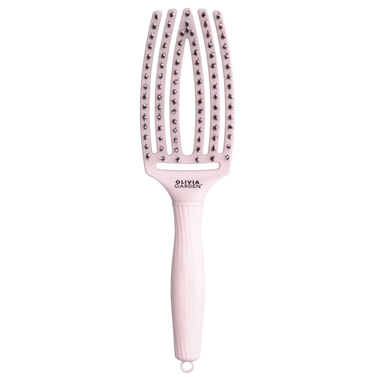 FingerBrush - Boar & Nylon - Szczotka do rozczesywania włosów - Pastel Pink -