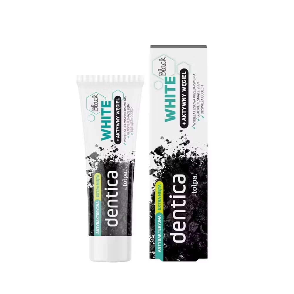 Tołpa Dentica Black Wybielająca pasta do zębów