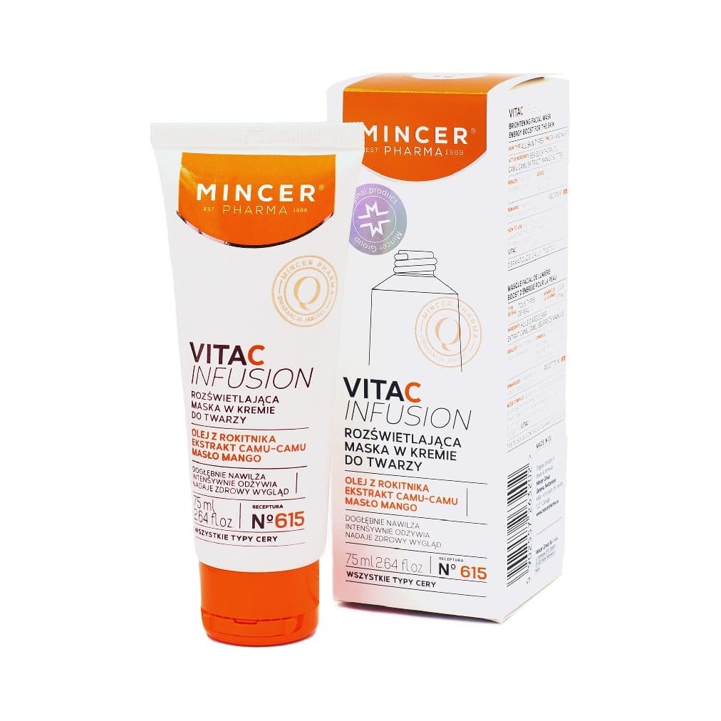Vita C Infusion rozświetlająca maska w kremie do twarzy No.615