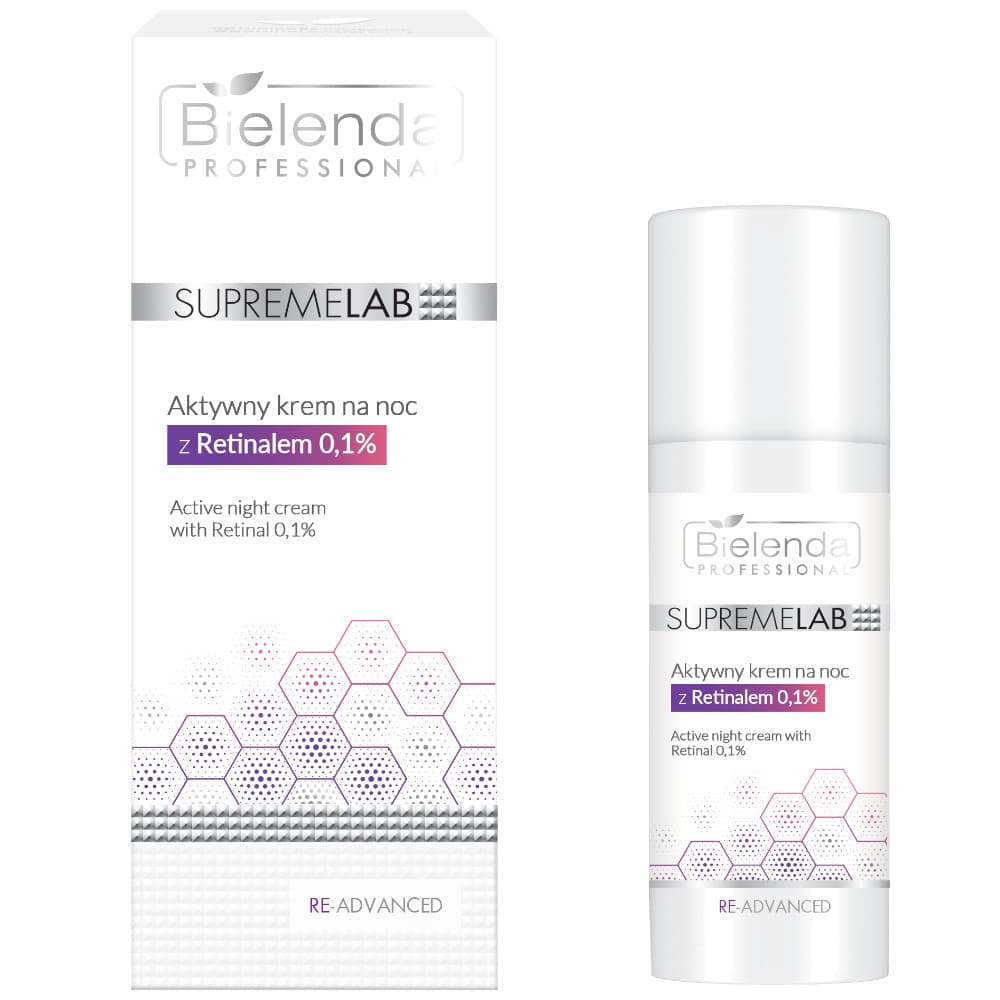 Bielenda Professional Aktywny krem na noc z Retinalem 0,1% Supremelab Re-Advanced