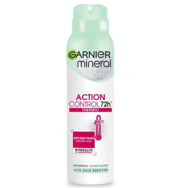 Women Mineral Action Control Thermic 72H Antyperspirant spray