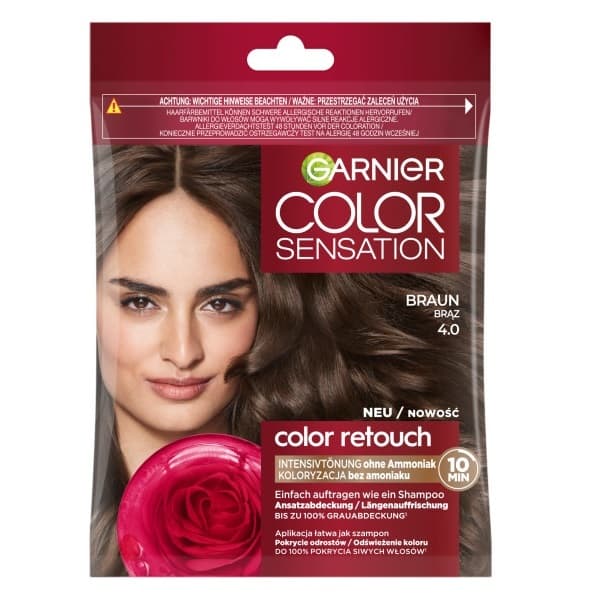 Color Sensation Retouch Shampoo Szampon koloryzujący do włosów - 4.0 Brown(+)