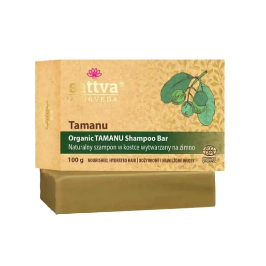 Sattva Organiczny szampon w kostce Tamanu