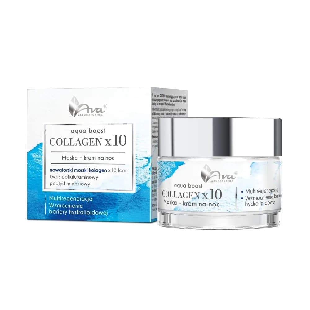 Aqua Boost Collagen, maska-krem na noc