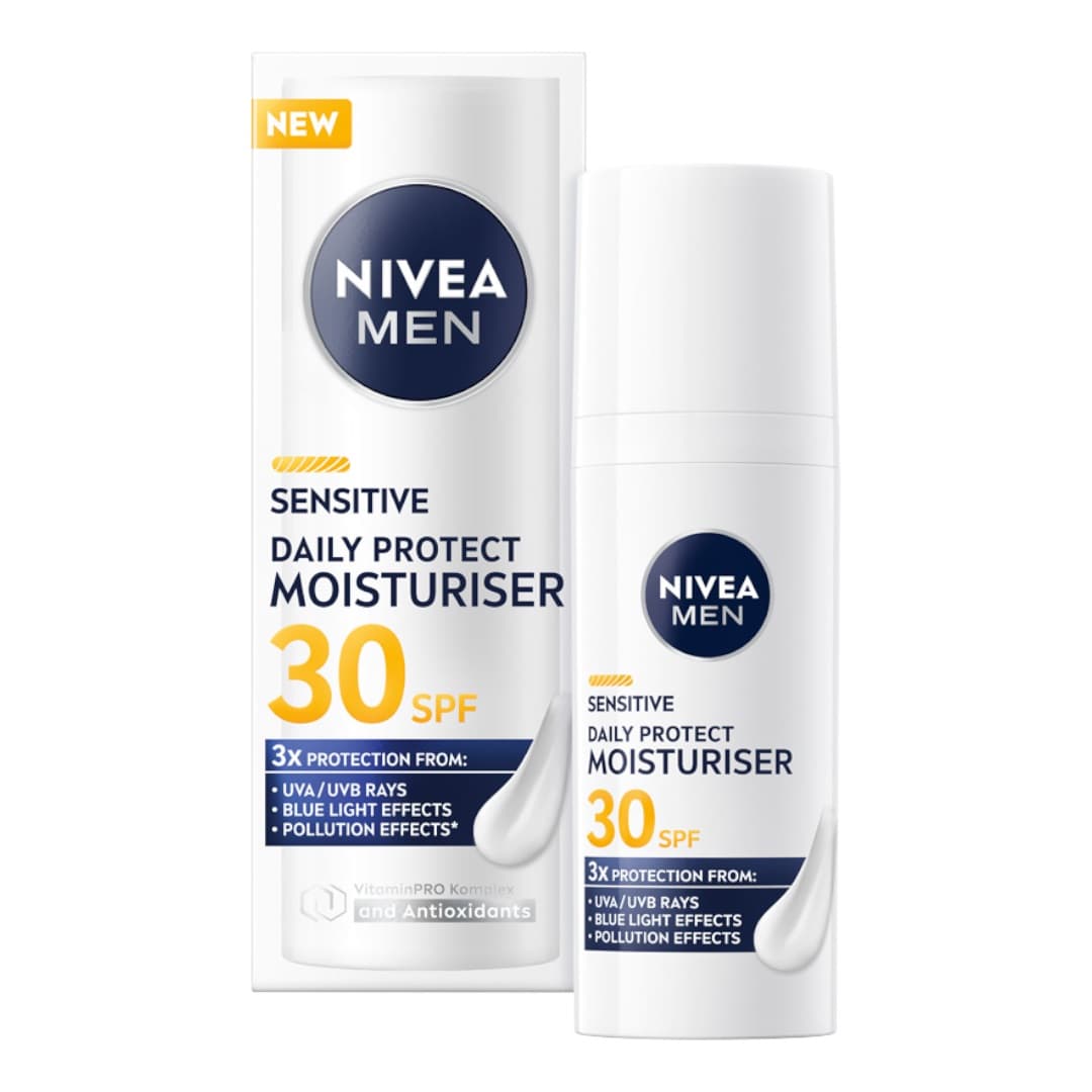 Men Daily Protect Nawilżający krem do twarzy, SPF30