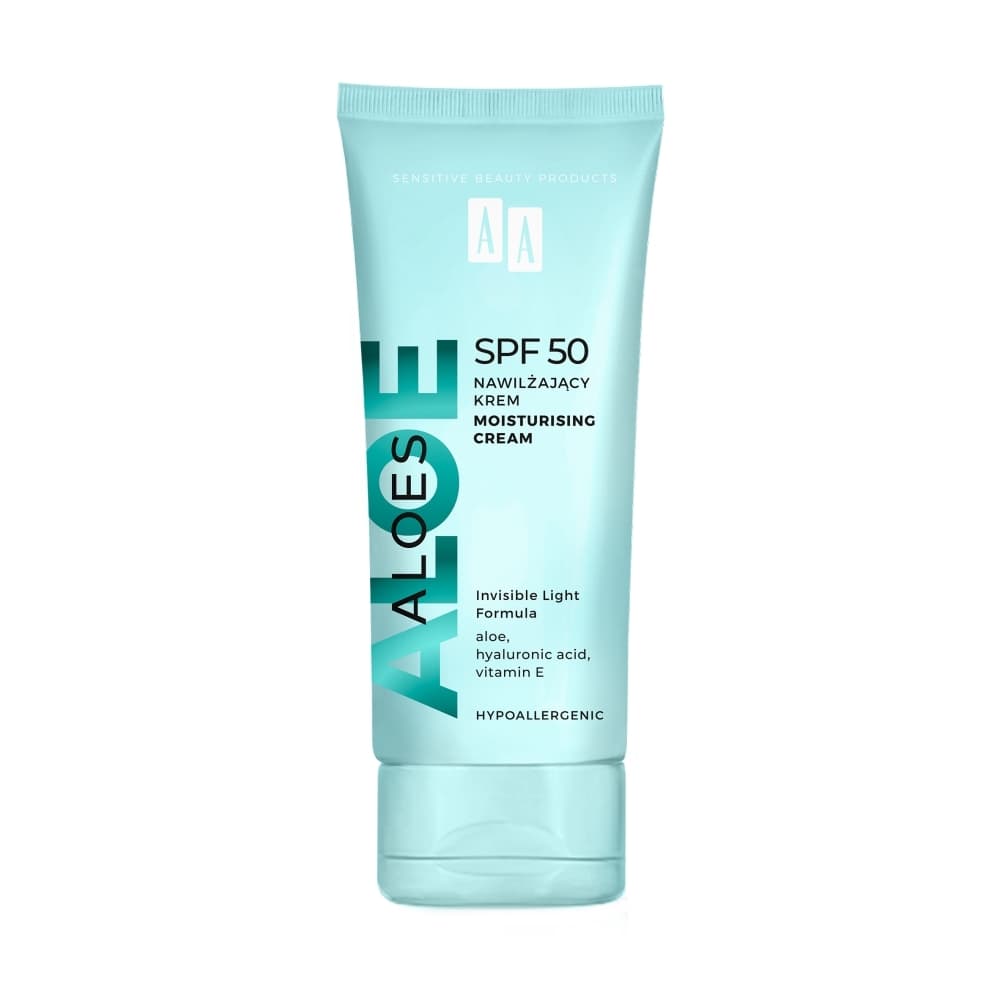 ALOES - Moisturising Cream - Nawilżający krem SPF50 -