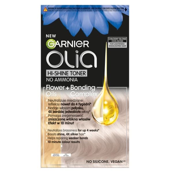 Olia Hi-Shine Toner koloryzacja tonująca 9.1 Chłodny Blond
