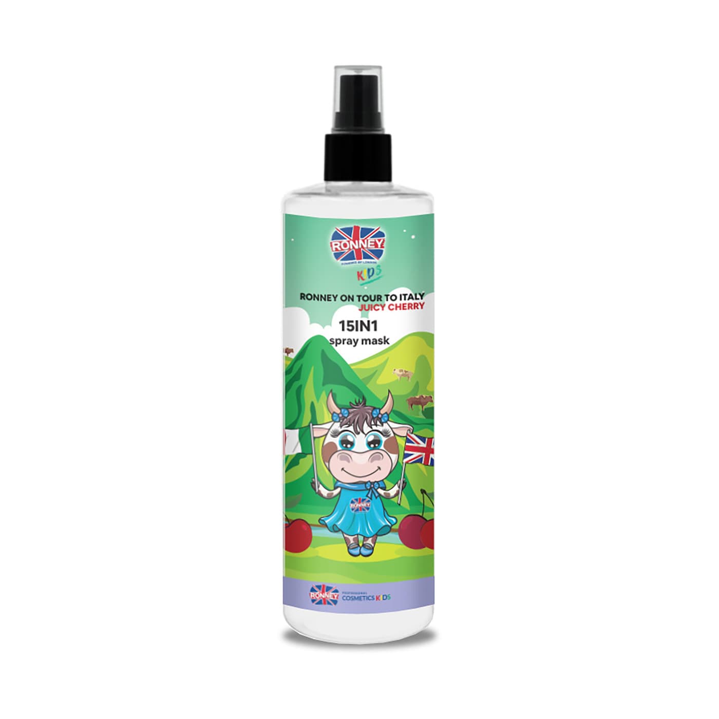 Spray do włosów splątanych i suchych o zapachu soczystej wiśni