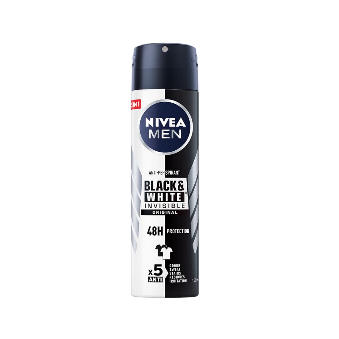MEN Invisible Black & White antyperspirant w sprayu dla mężczyzn