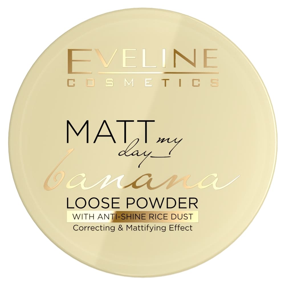 Cosmetics, Matt My Day, puder sypki korygująco-matujący Banana