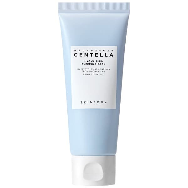Madagascar Centella - Hyalu-Cica Sleeping Pack - Żelowa maska z wąkrotą azjatycką na noc -