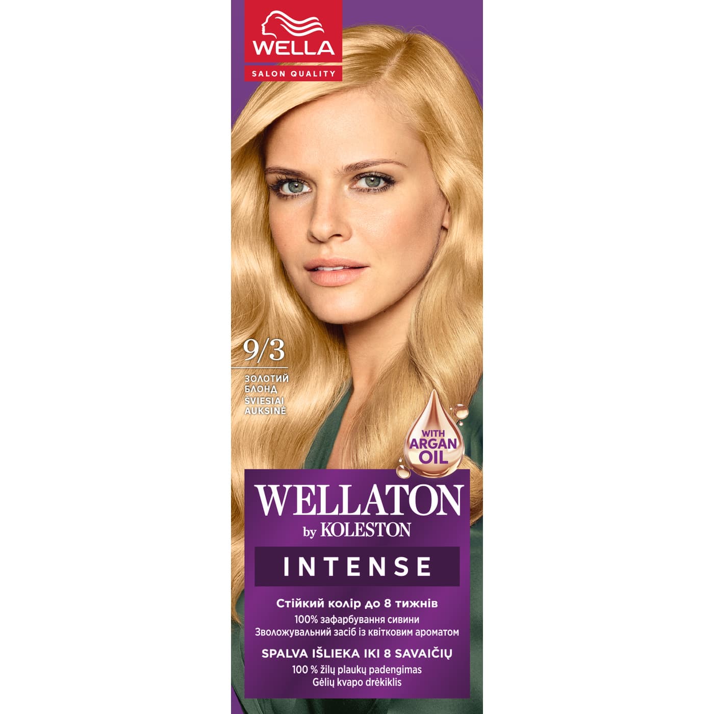 Wellaton by Koleston, farba do włosów, Power Gold Blond, 9/3