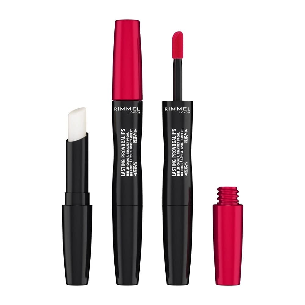 Rimmel - Lasting Provocalips - Dwustronna pomadka do ust - 500 KISS THE TOWN RED
