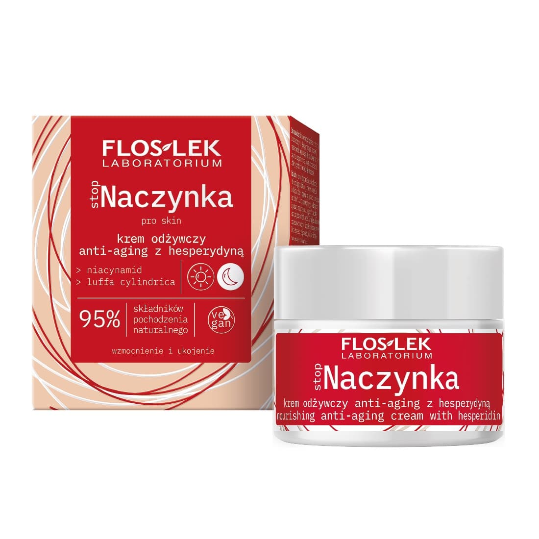 Floslek stopNACZYNKA Krem odżywczy anti-aging z hesperydyną