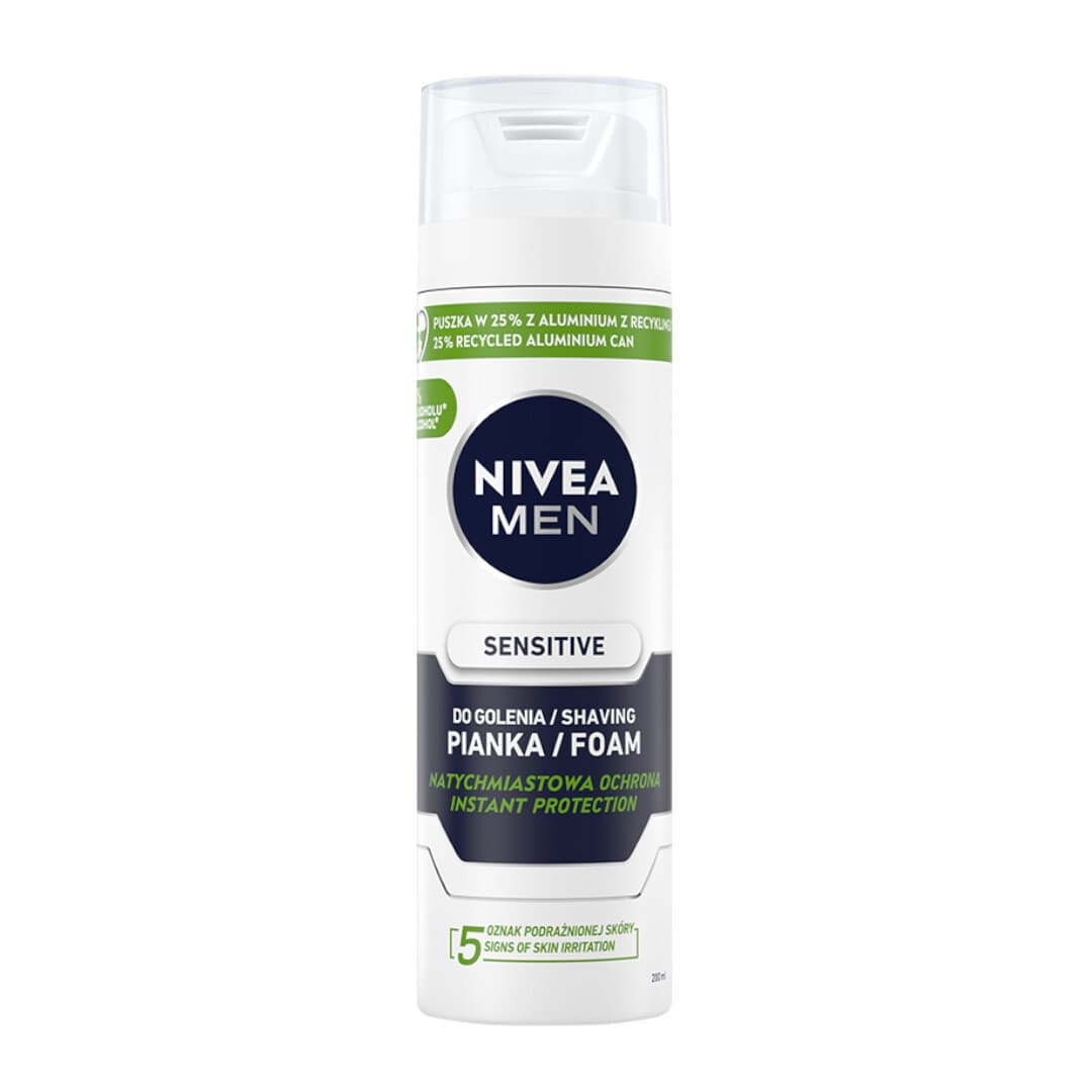 Men - Sensitive - Shaving Foam Instant Protection - Łagodząca pianka do golenia dla mężczyzn -