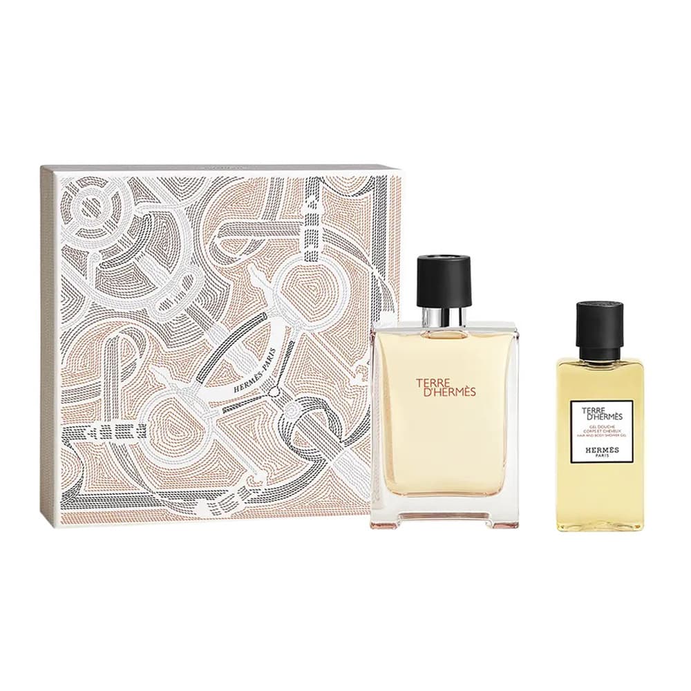 Terre D'Hermes zestaw woda toaletowa spray + żel pod prysznic (M)