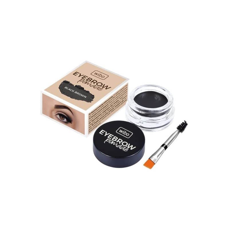 Eyebrow Pomade wodoodporna pomada do brwi 3 Black Brown