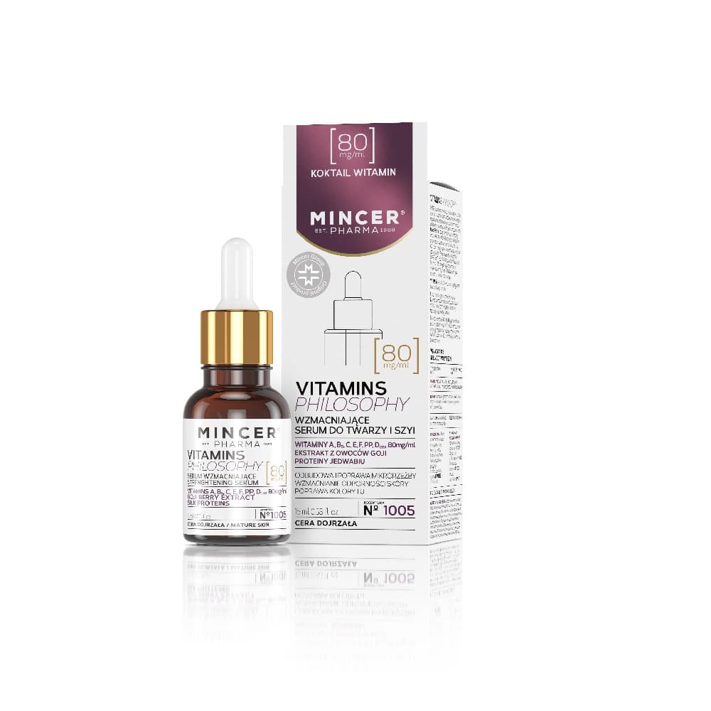 Pharma, Vitamins Philosophy, serum wzmacniające do twarzy i szyi nr 1005