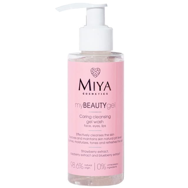 Miya myBEAUTYgel Nawilżający Żel Do Mycia Twarzy Ekstrakt z Truskawki