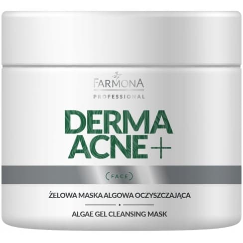 Algae Mask, Dermaacne+, żelowa maska algowa oczyszczająca do twarzy