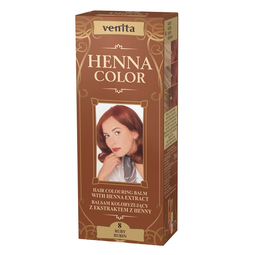 Henna Color balsam koloryzujący z ekstraktem z henny 8 Rubin