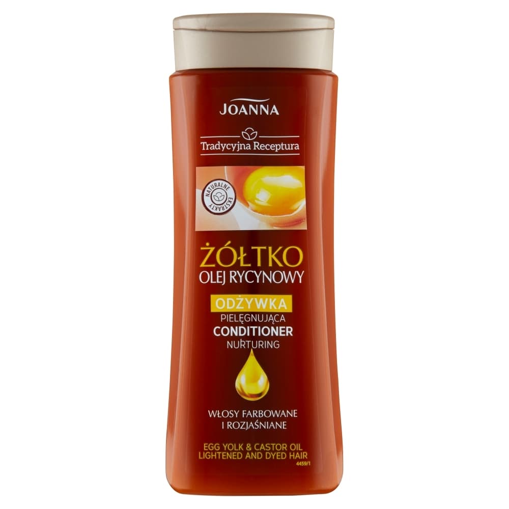 Tradycyjna Receptura - Egg Yolk & Castor Oil Conditioner - Pielęgnująca odżywka do włosów farbowanych i rozjaśnionych - Żółtko i Olej Rycynowy -