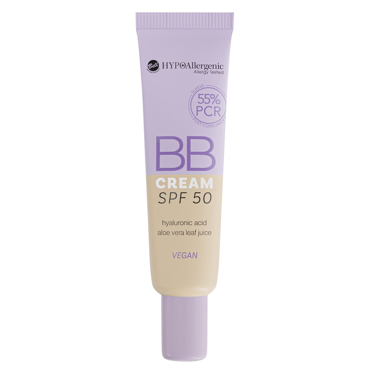 HYPOAllergenic SPF 50, hypoalergiczny wielofunkcyjny krem BB, 02