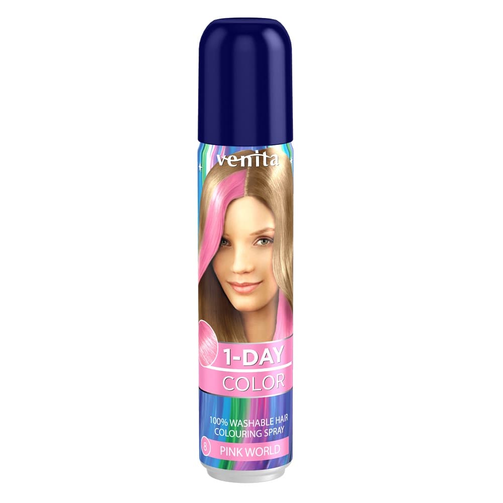 1-Day Color Spray Koloryzujący do Włosów 8 Pink World