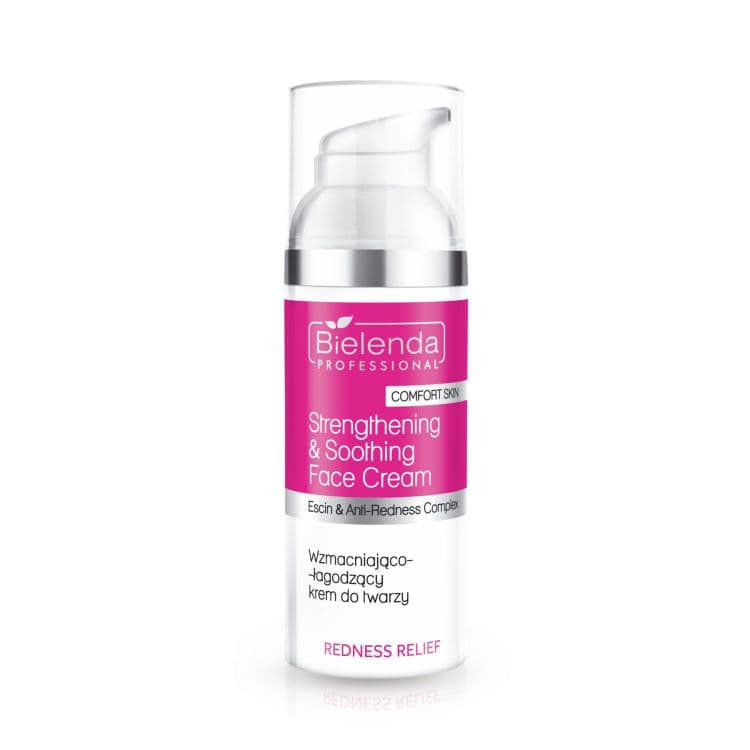 Bielenda Professional Redness Relief, wzmacniająco-łagodzący krem na naczynka