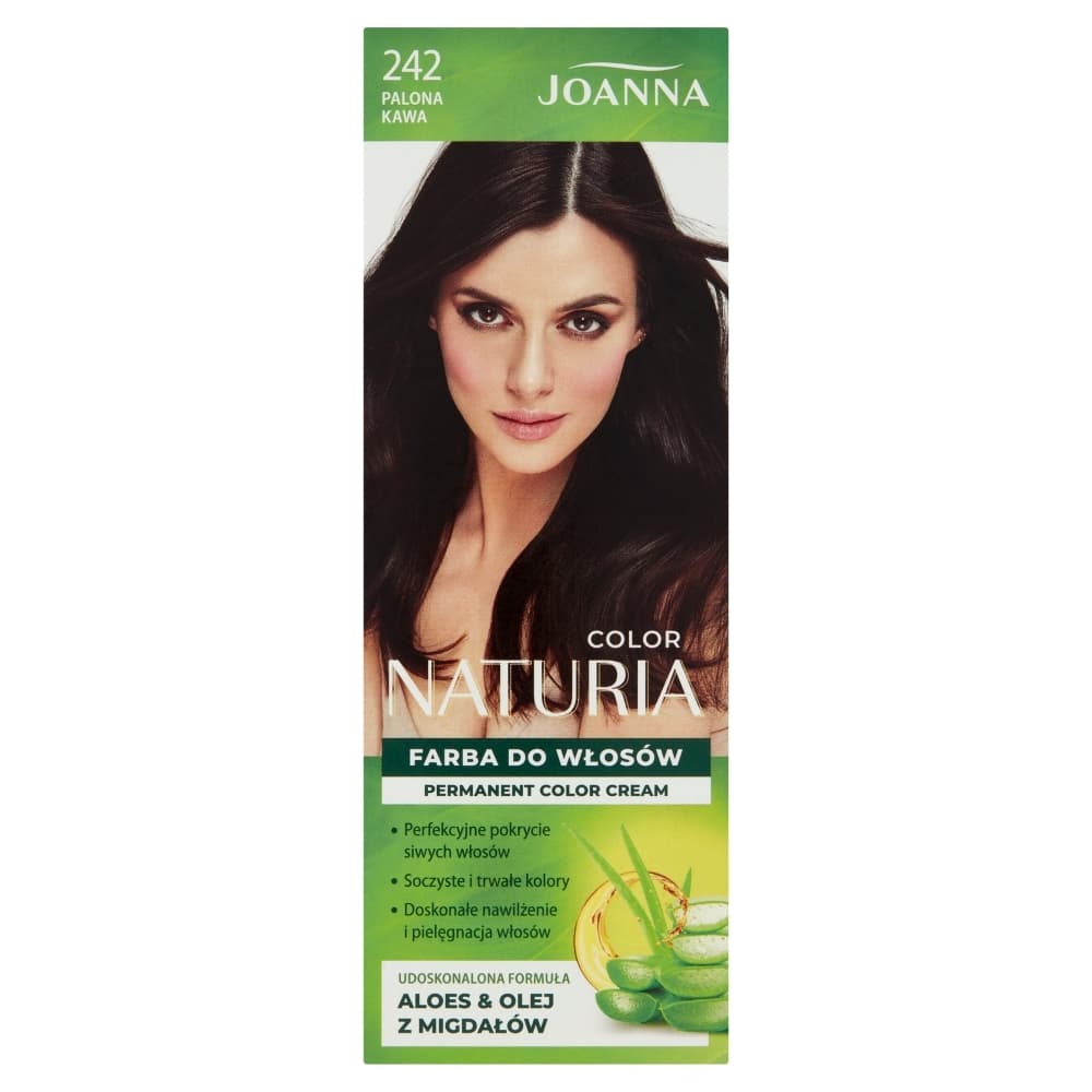 Color Naturia - Permanent Color Cream - Farba do włosów - 242 Palona Kawa